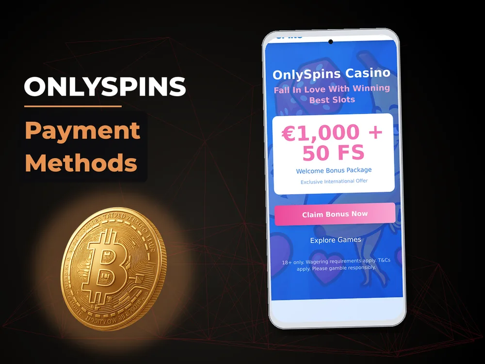 onlyspins - Payment Methods
