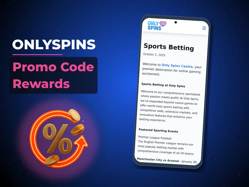 onlyspins - Promo Code Rewards