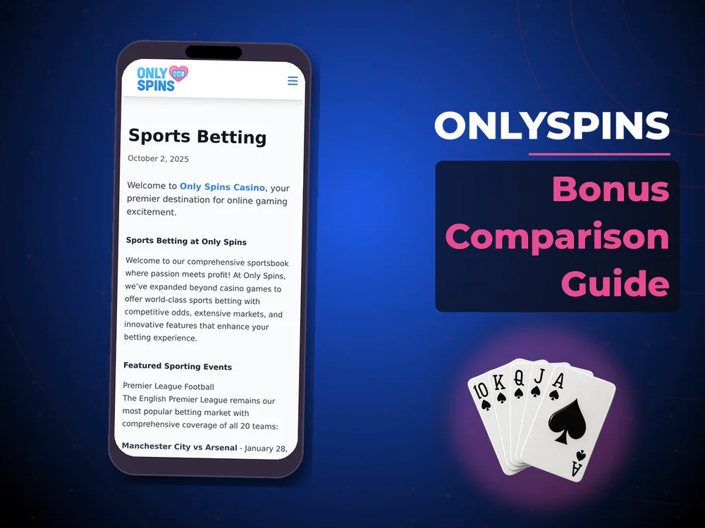 onlyspins - Bonus Comparison Guide