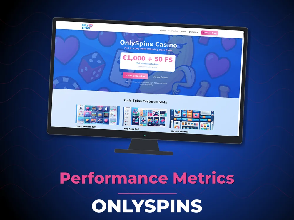 onlyspins - Performance Metrics