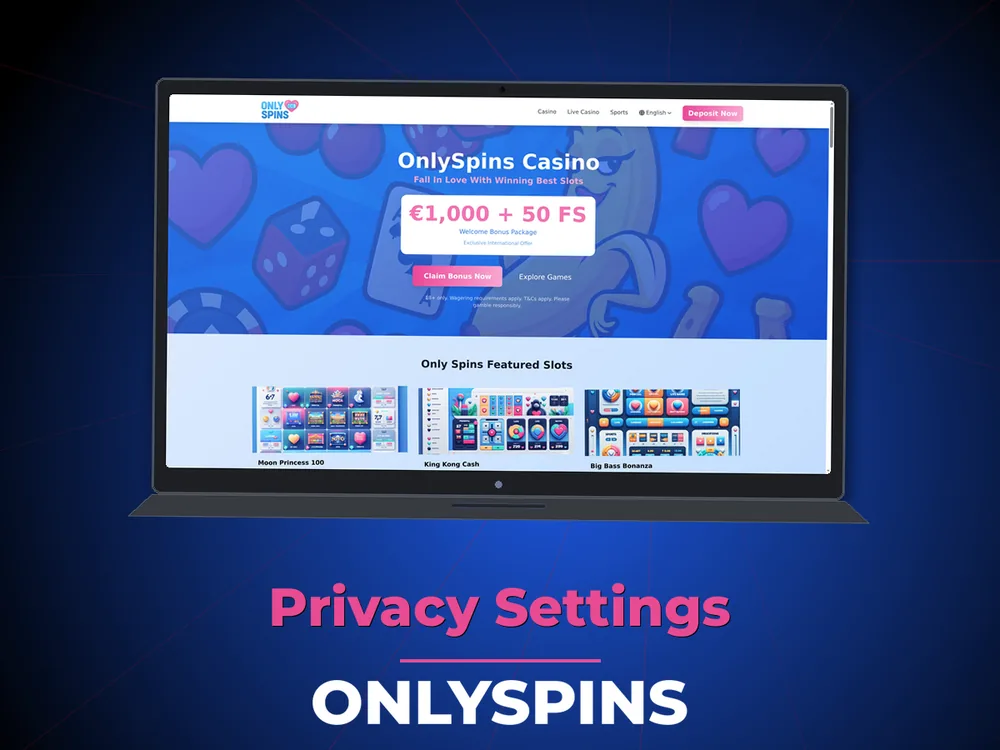 onlyspins - Privacy Settings