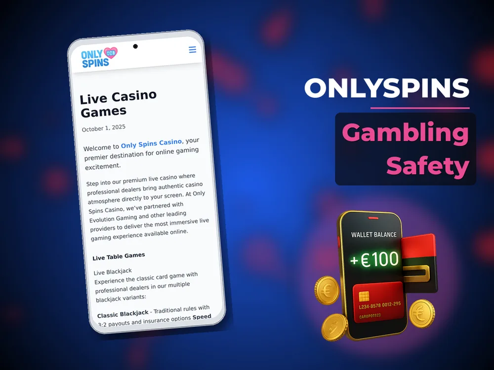 onlyspins - Gambling Safety