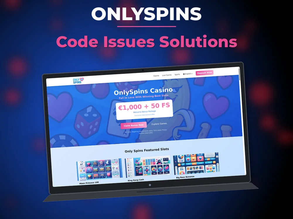 onlyspins - Code Issues Solutions